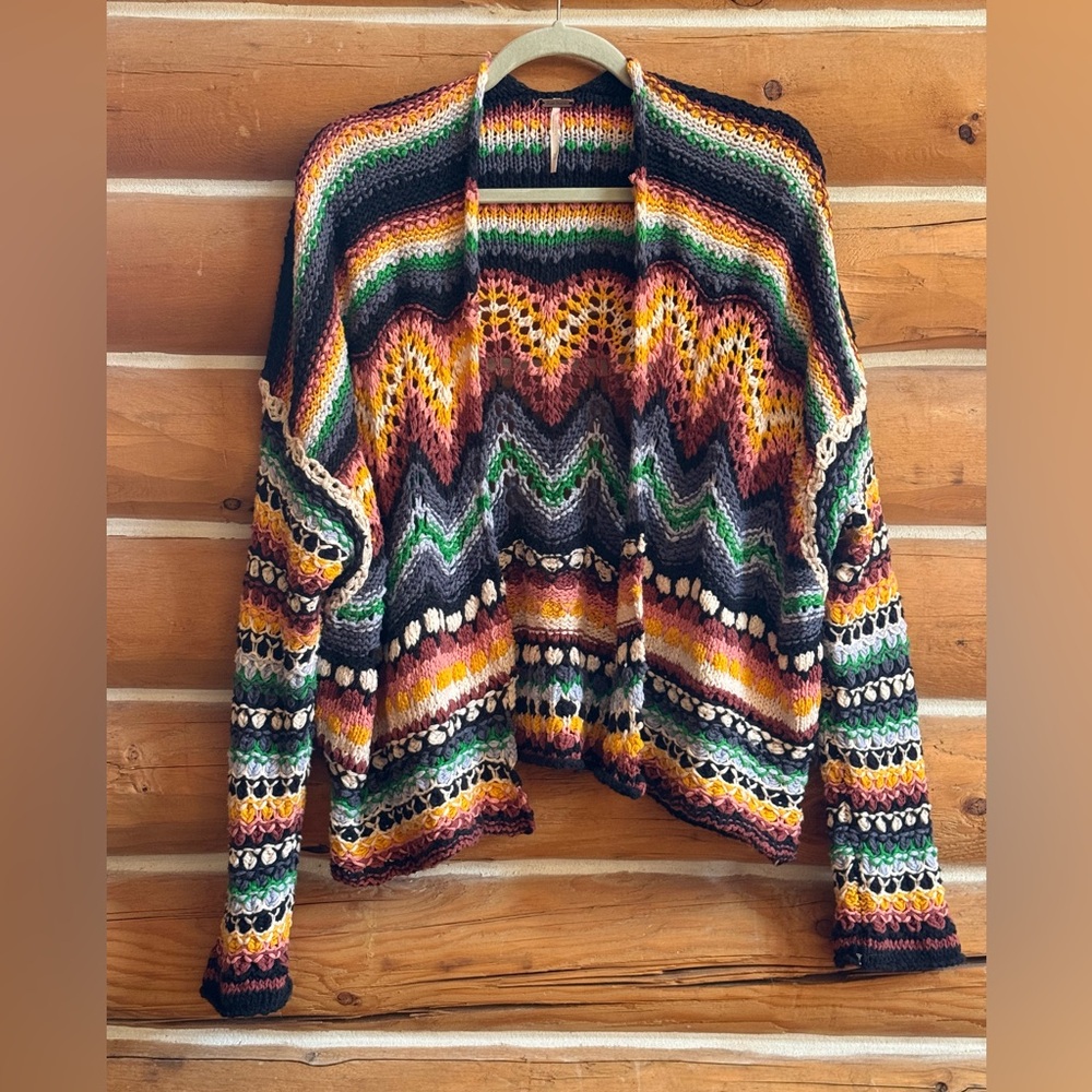Free People Multicolor Knit Sweater